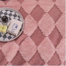 Одеяло ромб - Розово - Размер 200x230